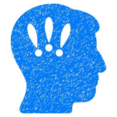 Kafa sorunları grenli doku simgesi