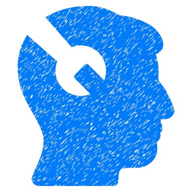 Kafa cerrahi anahtar grenli doku simgesine