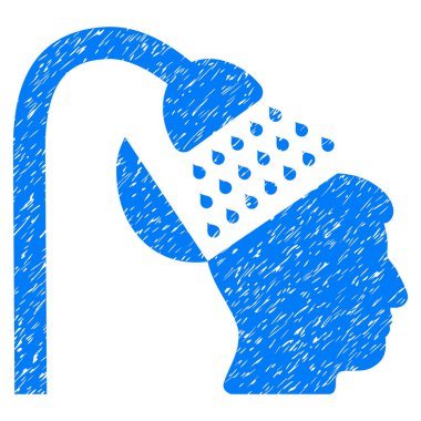 Açık fikirli duş grenli doku simgesi