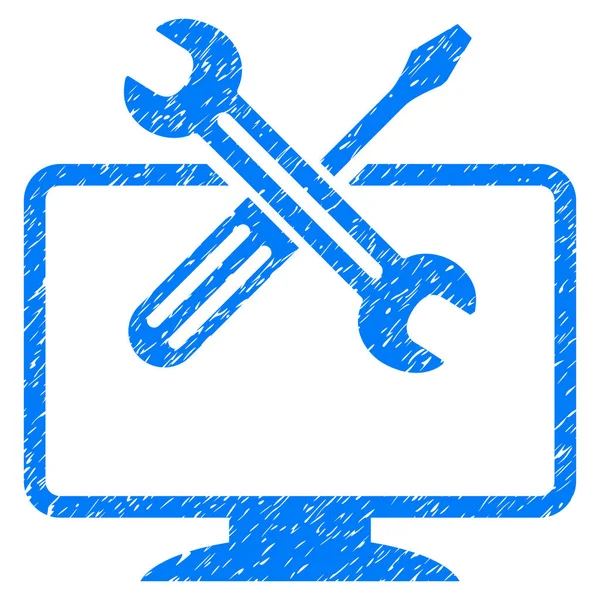 Ikona komputera narzędzia ziarniste tekstury — Wektor stockowy