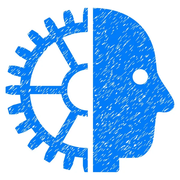 Cyborg kafa grenli doku simgesi