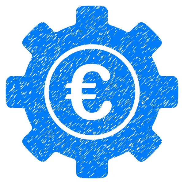 Символ гранулированной текстуры Euro Development Gear — стоковый вектор