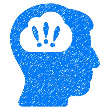 Sorun beyin fırtınası grenli doku simgesi