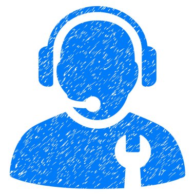 Hizmet operatör grenli doku simgesi