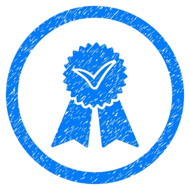 Simge lastik damgası onayı mühür yuvarlak