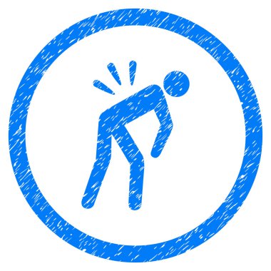 Sırt ağrısı yuvarlak simge pencere boyutu