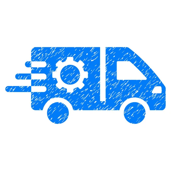 Service voiture grain texture icône — Image vectorielle