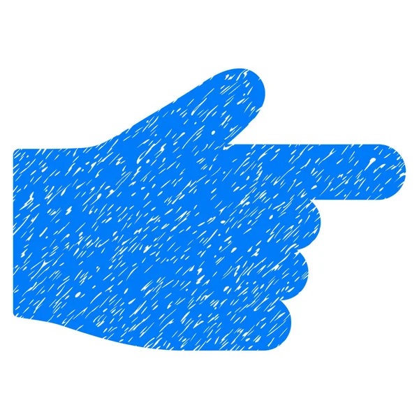 Index Finger Grainy Texture Icon — Stock Vector