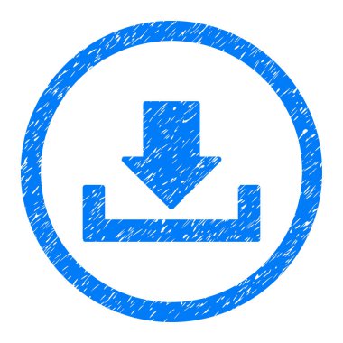 Yuvarlak simge lastik damgası indir