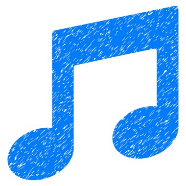 Müzik notlar grenli doku simgesi