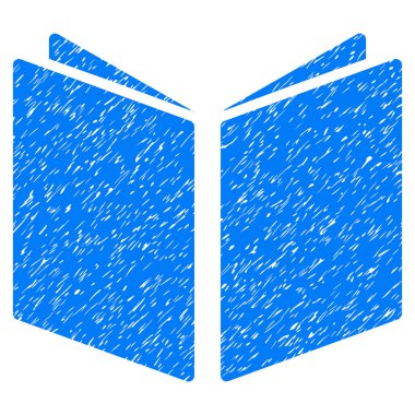 Açık kitap grenli doku simgesi