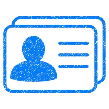 Hesap kartları grenli doku simgesi