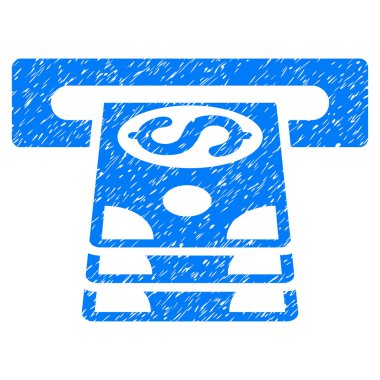 Banka bankamatiğe grenli doku simgesi