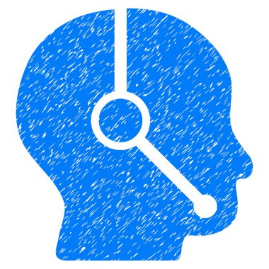 Çağrı Merkezi operatörü grenli doku simgesi