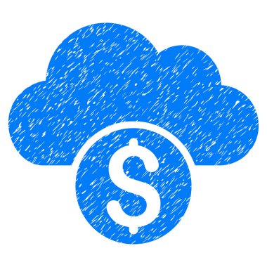 Bulut bankacılık grenli doku simgesi