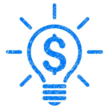 Elektrik ışık fiyat grenli doku simgesi