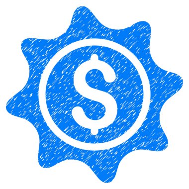 Para etiket grenli doku simgesi