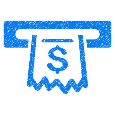 Kağıt giriş Terminal grenli doku simgesi