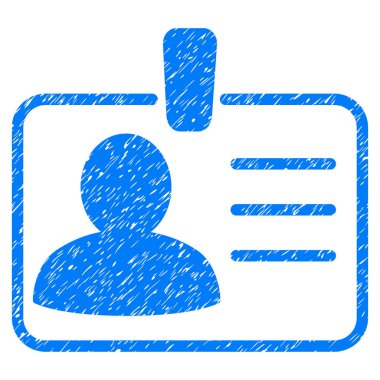 Kişisel rozet grenli doku simgesi