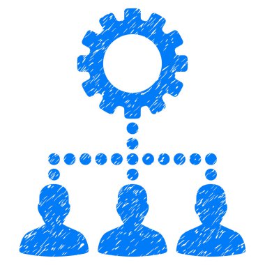 Servis personeli grenli doku simgesi