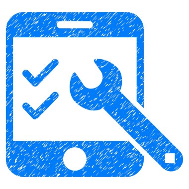 Smartphone seçenekleri grenli doku simgesi