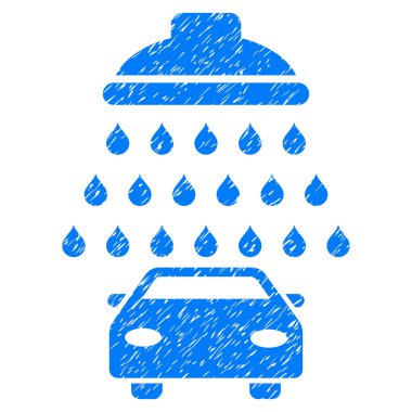 Araba duş grenli doku simgesi