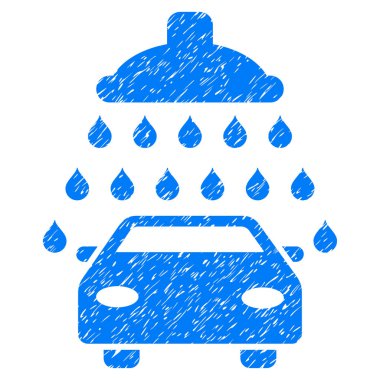 Araba duş grenli doku simgesi