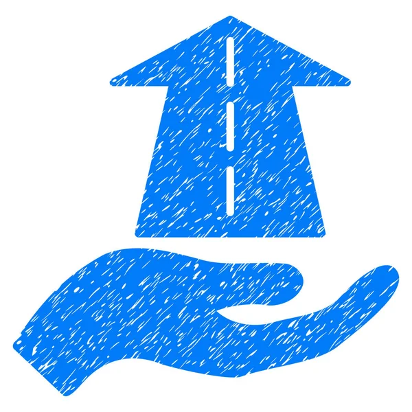 Gelecekteki bakım el grenli doku simgesi