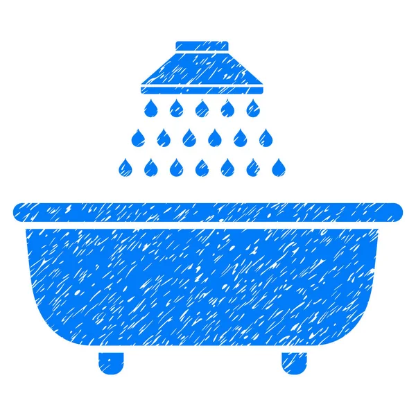 Bath Shower Grainy Texture Icon — Stockvector