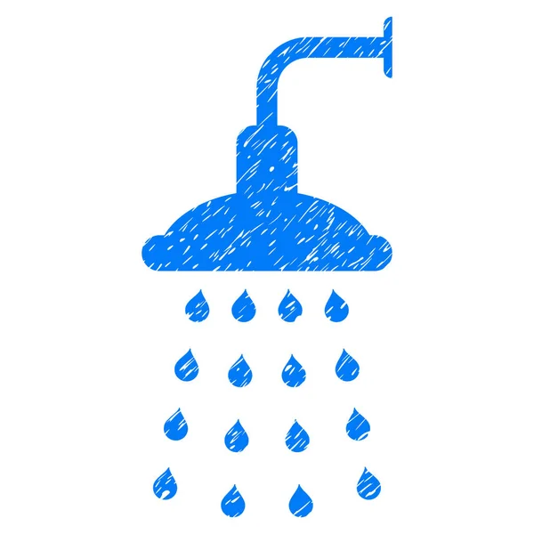Shower Grainy Texture Icon — Stock Vector