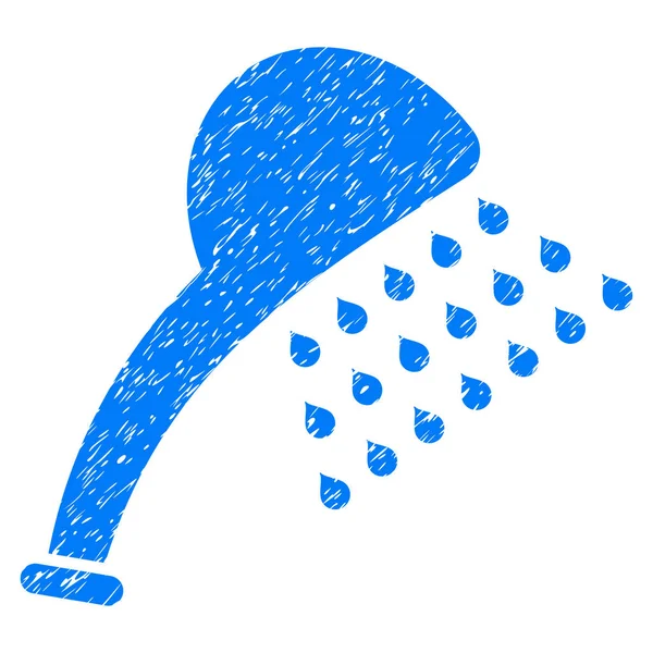 Shower Grainy Texture Icon — Stockvector