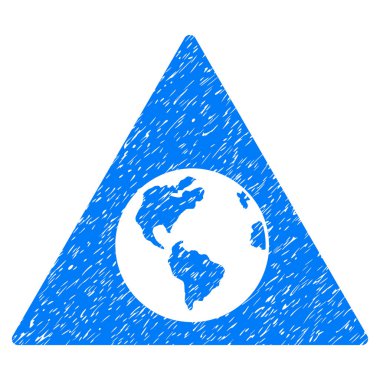 Dünya uyarı grenli doku simgesi