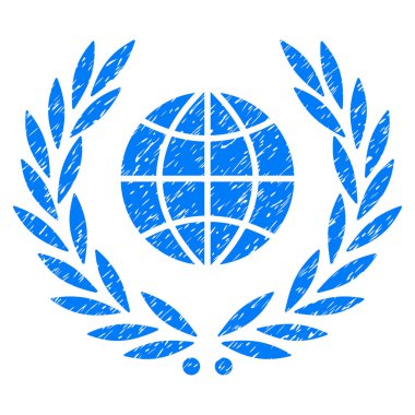 Küresel amblemi grenli doku simgesi