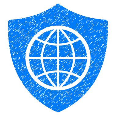 Küresel kalkan grenli doku simgesi