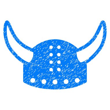 Boynuzlu miğfer grenli doku simgesi