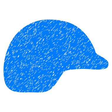 Motosiklet kask grenli doku simgesi