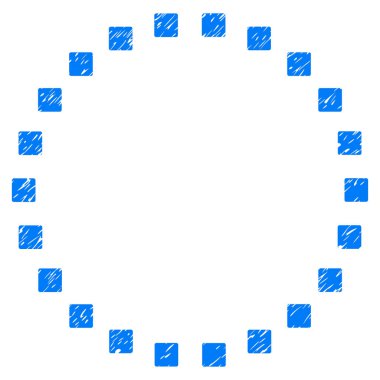 Noktalı çember grenli doku simgesi