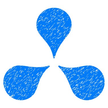 Harita işaretleri grenli doku simgesi