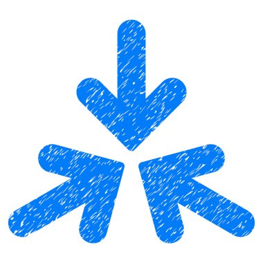 Üçlü Collide okları grenli doku simgesi