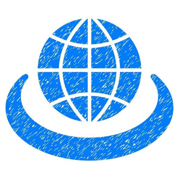 Küresel ağ grenli doku simgesi