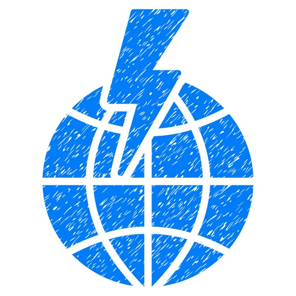 Küresel şok grenli doku simgesi