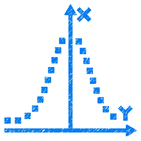 Icona di trama granulosa di Gauss — Vettoriale Stock