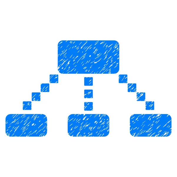 Hiyerarşi düzeni grenli doku simgesi