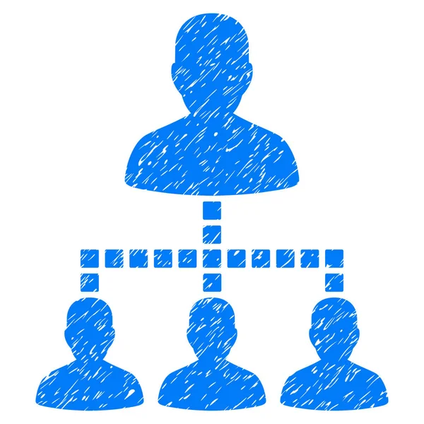 İnsanlar hiyerarşi grenli doku simgesi