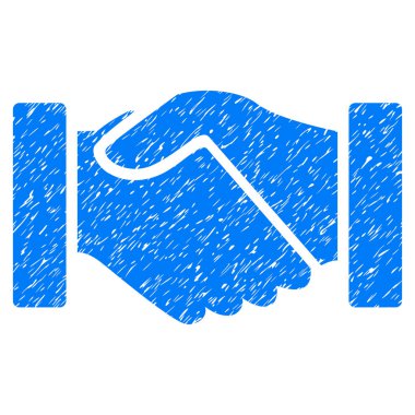 Satın alma el sıkışma grenli doku simgesi