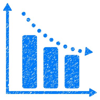 Negatif eğilim grenli doku simgesi