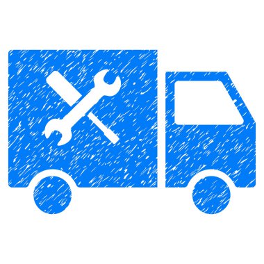 Hizmet araba grenli doku simgesi