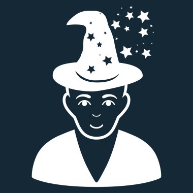 Büyü Master düz vektör simgesi