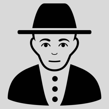 Yahudi düz vektör simgesi