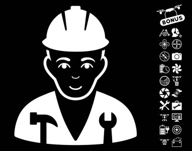 Helikopter araçları Bonus ile asker simgesi